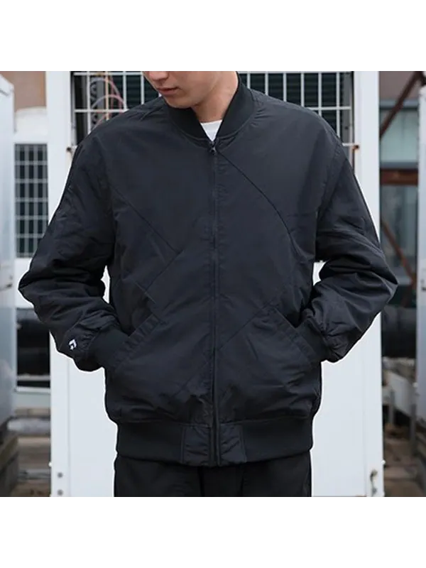 Куртка star chevron bomber jacket 'black' Converse — изображение 4 из 4, черный