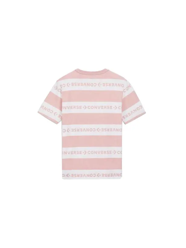 Футболка wordmark logo t-shirt 'pink' Converse — изображение 2 из 4, розовый
