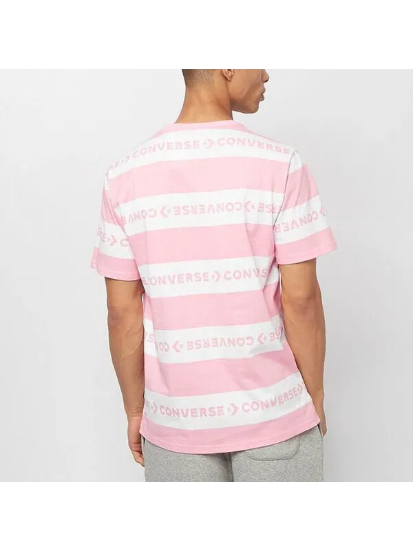Футболка wordmark logo t-shirt 'pink' Converse — изображение 4 из 4, розовый