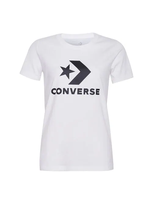 Футболка classic logo printing short sleeve white Converse — изображение 1 из 2, белый