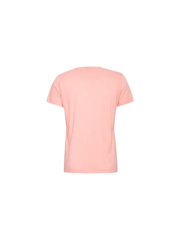 Футболка classic logo printing short sleeve pink Converse — изображение 2 из 2, розовый