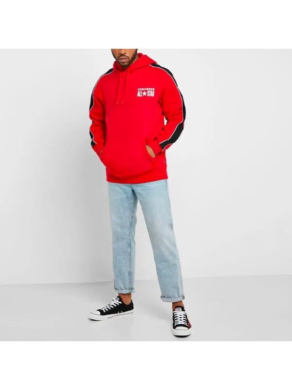 Толстовка all star track hoodie 'red' Converse — изображение 2 из 4, красный