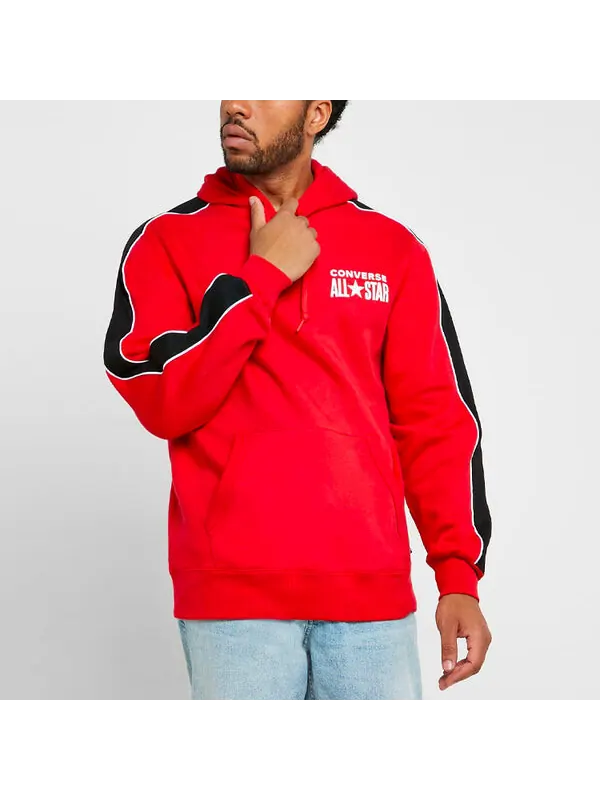 Толстовка all star track hoodie 'red' Converse — изображение 3 из 4, красный
