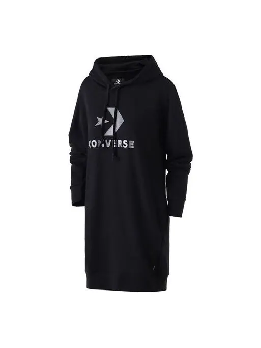 Толстовка star chevron french terry dress 'black' Converse — изображение 1 из 2, черный