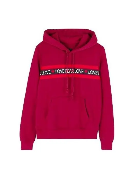 Свитер love the progress print hoodie 'red' Converse