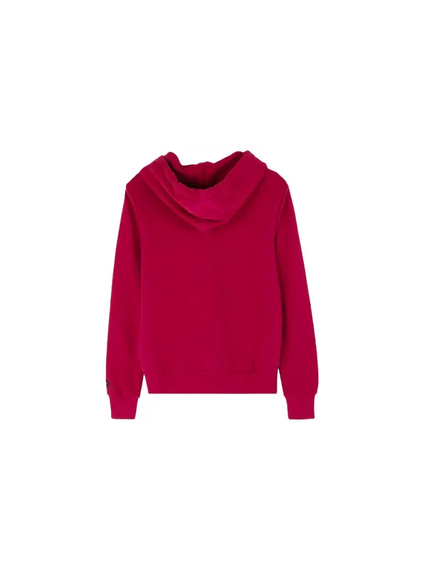 Свитер love the progress print hoodie 'red' Converse — изображение 2 из 4, красный