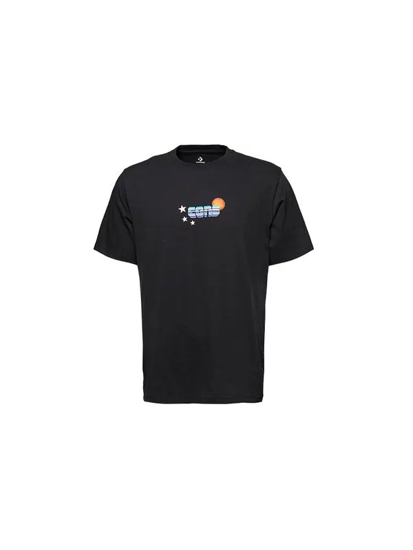 Футболка by don c metal t-shirt 'black' Converse — изображение 2 из 4, черный