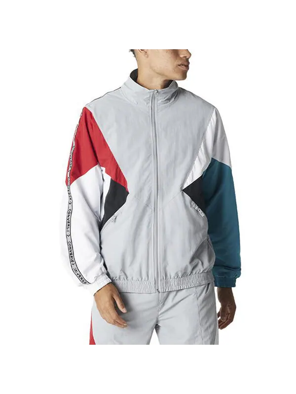 Куртка archive track jacket 'grey' Converse — изображение 3 из 4, серый