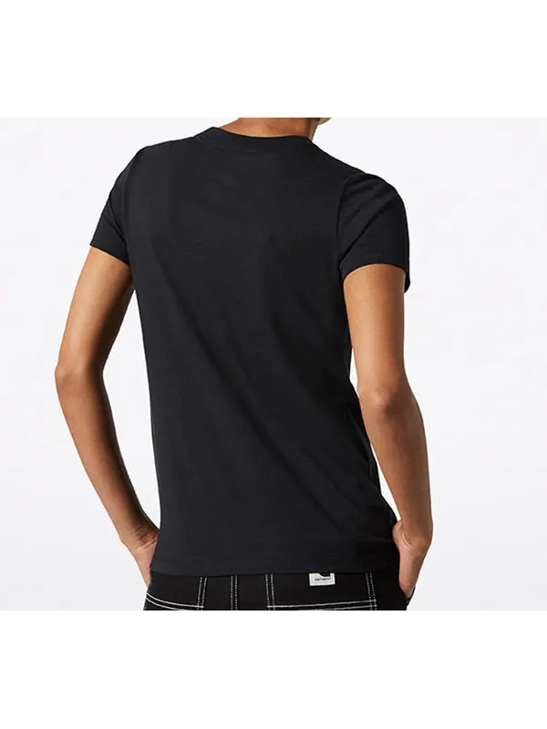 Футболка all star round neck short sleeve black Converse — изображение 3 из 4, черный