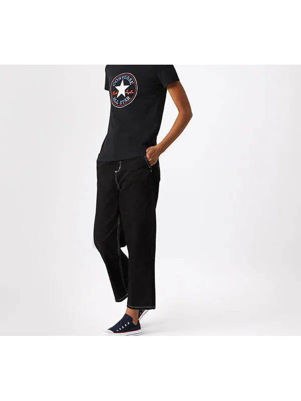 Футболка all star round neck short sleeve black Converse — изображение 4 из 4, черный