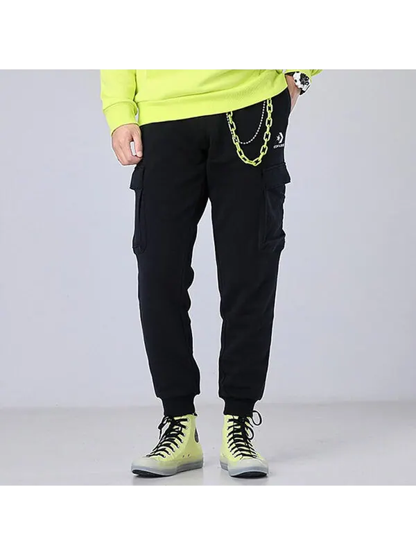 Брюки star chevron emb cargo trouser 'black' Converse — изображение 4 из 4, черный