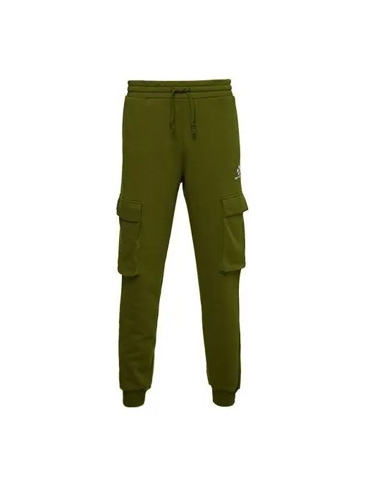Брюки star chevron emb cargo trouser 'olive green' Converse — изображение 1 из 3, оливковый зеленый