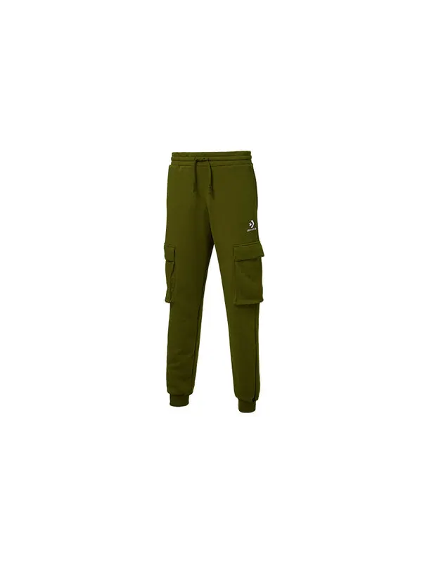 Брюки star chevron emb cargo trouser 'olive green' Converse — изображение 3 из 3, оливковый зеленый
