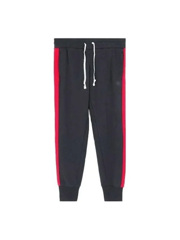Брюки casual pants 'black red' Converse — изображение 1 из 2, черный/красный