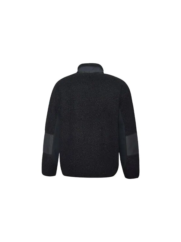 Куртка men's splicing stay warm stand collar jacket black Converse — изображение 2 из 4, черный