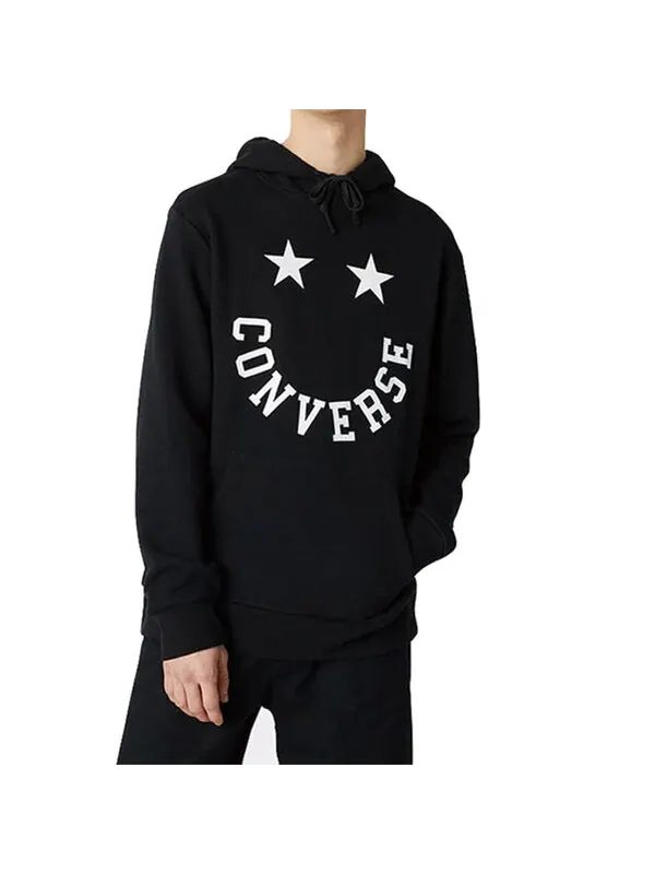 Толстовка Converse Men's Graphic Pullover in Converse Black — изображение 3 из 4, черный
