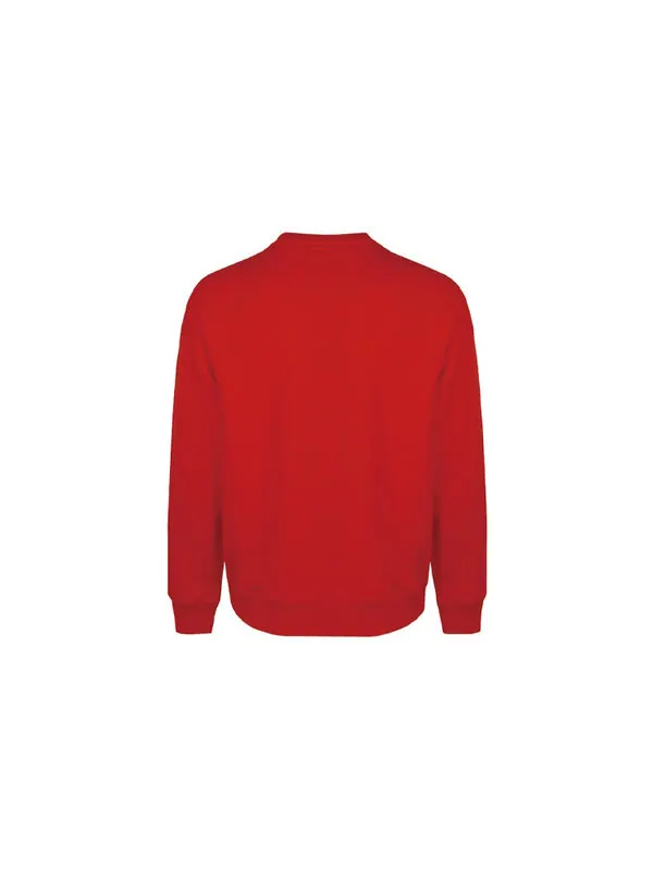 Толстовка Converse Unisex Logo Printing Round-neck Sweatshirt Red — изображение 2 из 4, красный