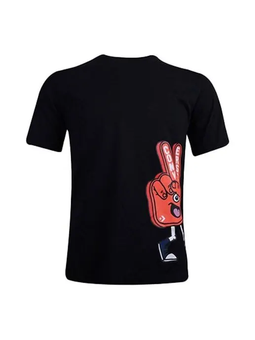 Футболка printing pattern short sleeve black Converse — изображение 1 из 2, черный