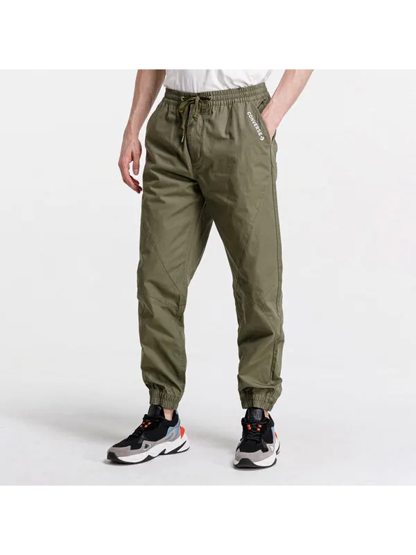 Брюки woven jogger 'military green' Converse — изображение 4 из 4, зеленый