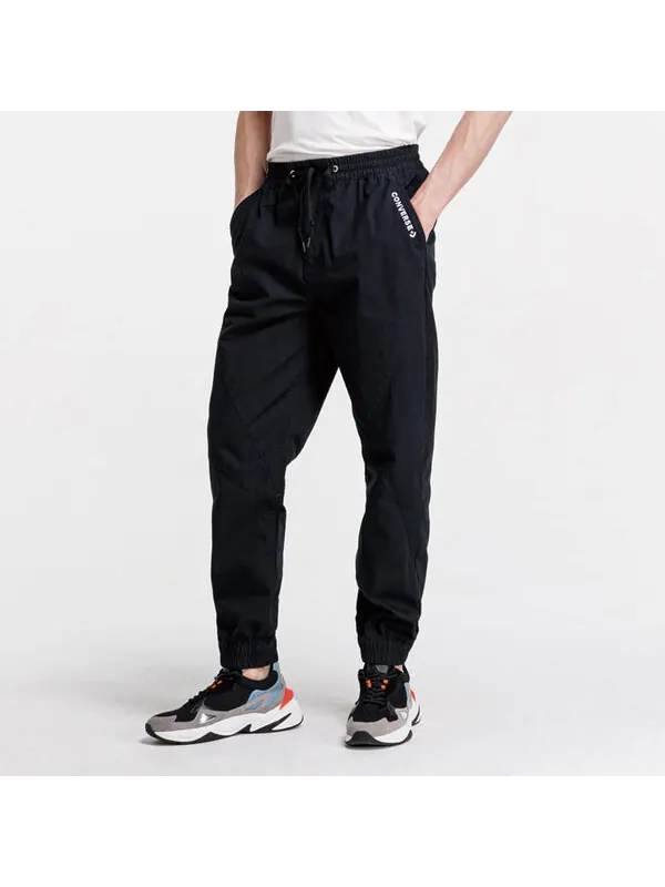 Брюки woven jogger 'black' Converse — изображение 4 из 4, черный