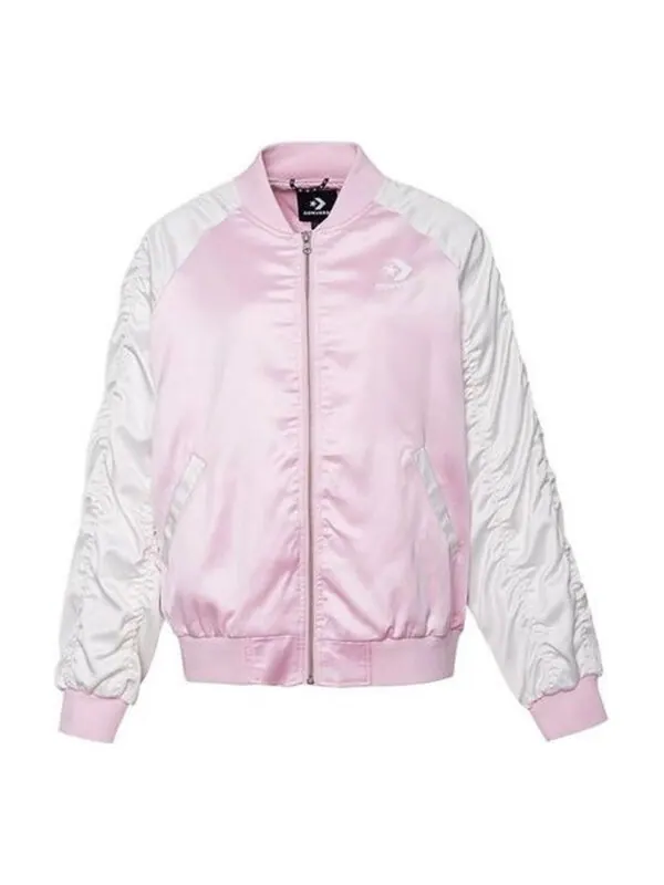 Куртка sakura bomber 'pink white' Converse — изображение 1 из 2, розовый/белый