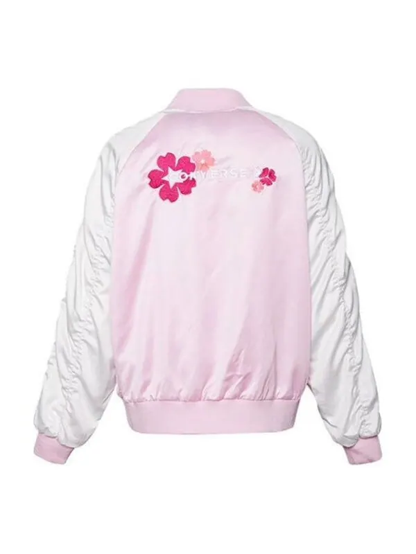 Куртка sakura bomber 'pink white' Converse — изображение 2 из 2, розовый/белый