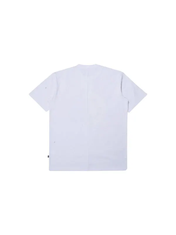 Футболка men's smiling face printing breathable short sleeve white Converse — изображение 2 из 4, белый