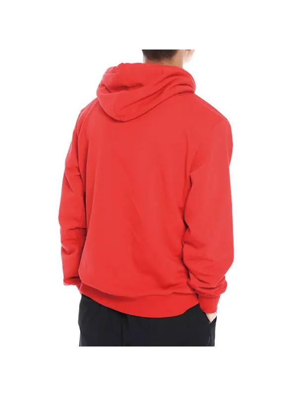 Толстовка Converse Finger Letter Print Hooded Drawstring Sweatshirt Red — изображение 4 из 4, красный