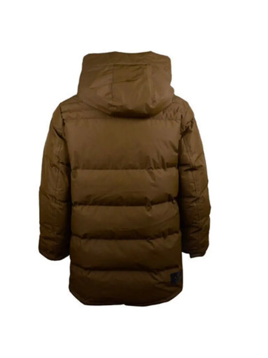 Куртка Converse Mid-Length Down Fill Puffer — изображение 2 из 4, оливковый зеленый
