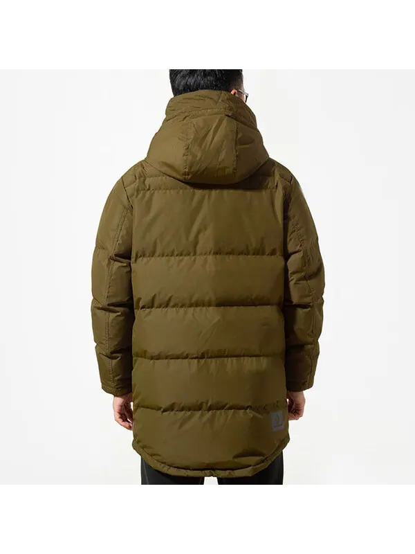 Куртка Converse Mid-Length Down Fill Puffer — изображение 4 из 4, оливковый зеленый