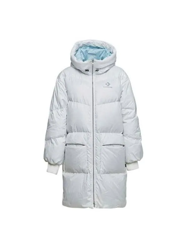 Куртка long down jacket 'white' Converse — изображение 1 из 2, белый