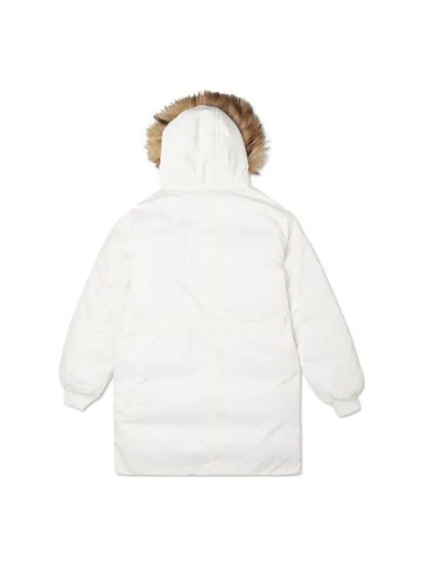 Куртка long down parka 'white' Converse — изображение 2 из 2, белый