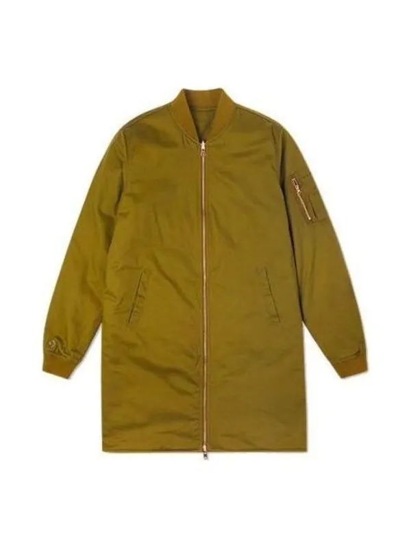 Куртка casual coat 'green' Converse — изображение 1 из 2, зеленый