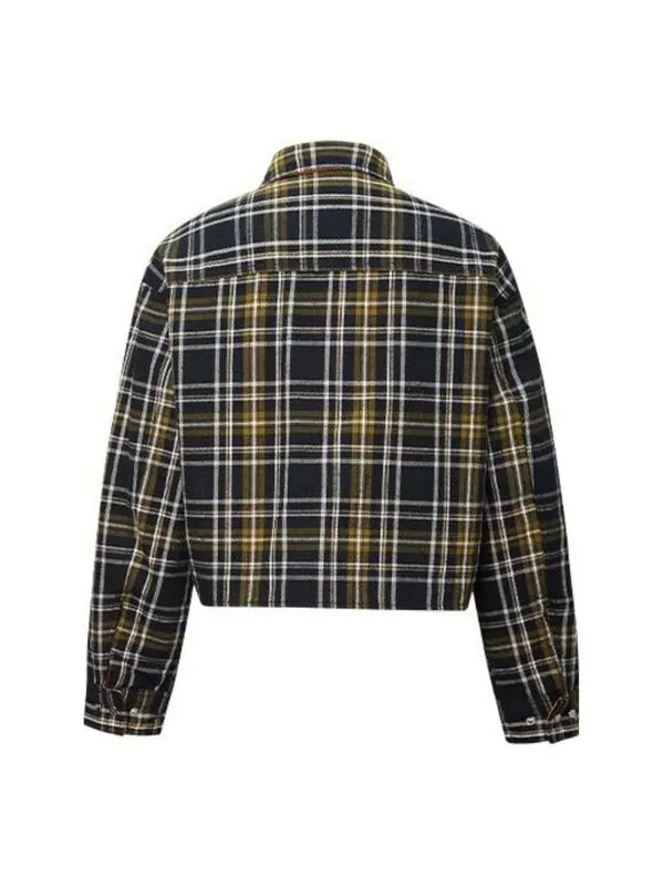 Куртка reversible shirt-style jacket 'black grey' Converse — изображение 2 из 2, черный/серый