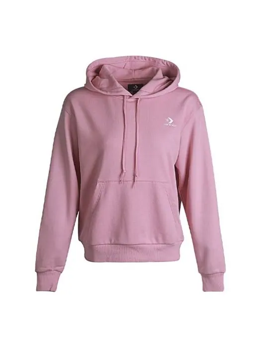 Свитер letter basical hooded sweater pink Converse