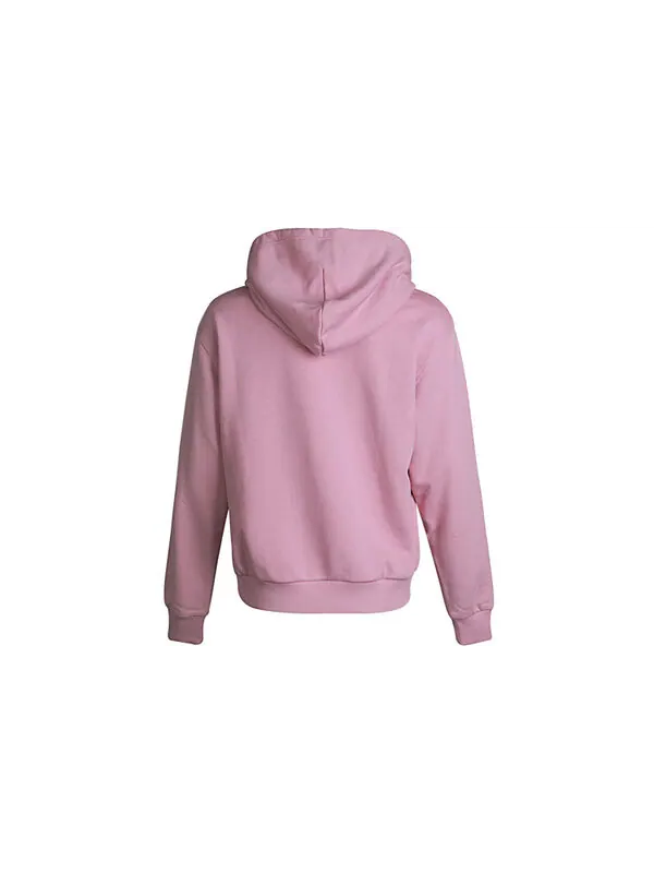 Свитер letter basical hooded sweater pink Converse — изображение 3 из 3, розовый