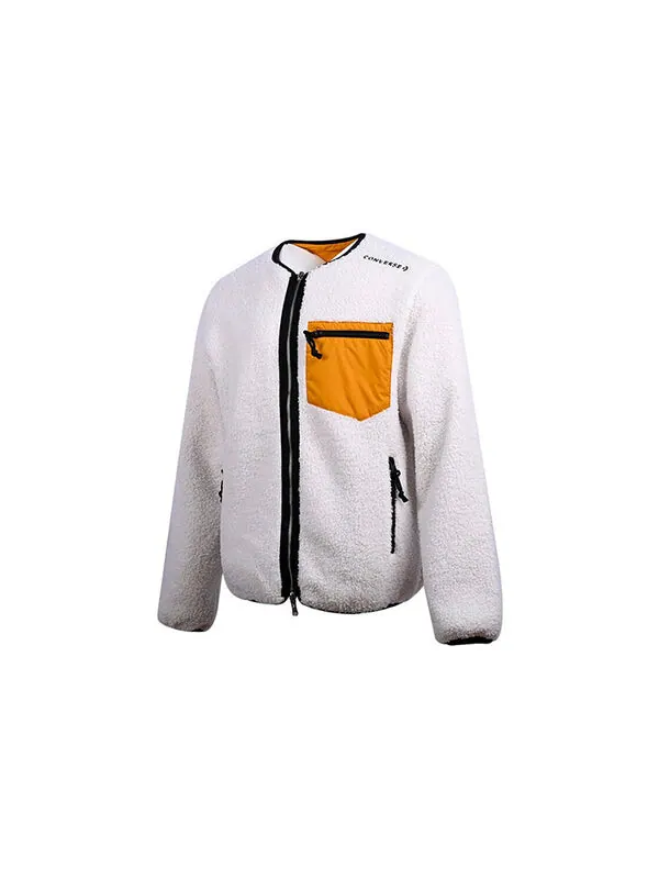 Куртка utility reversible sherpa jacket 'yellow' Converse — изображение 2 из 3, желтый