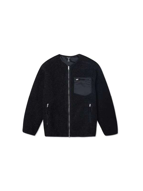 Куртка utility reversible sherpa jacket 'balck' Converse — изображение 3 из 4, черный