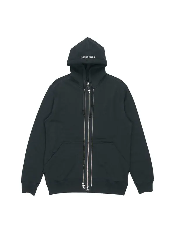 Куртка all-zipper hooded jacket men black Converse — изображение 1 из 2, черный