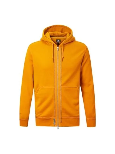 Толстовка Converse All-zipper Sports Casual HoodedShirts Unisex Orange — изображение 1 из 3, желтый