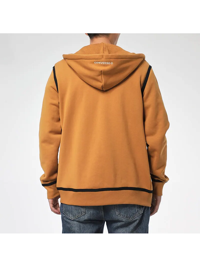 Куртка Converse UTILITY FULL ZIP Hoodie Asia Sizing 'Dark Soba Brown' — изображение 4 из 5