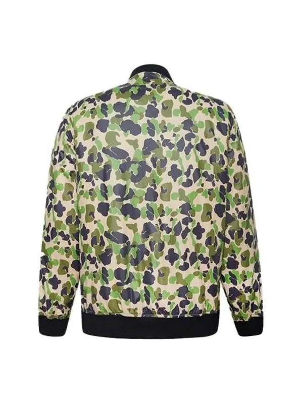 Куртка printed utility bomber 'green yellow' Converse — изображение 2 из 2, зеленый/желтый