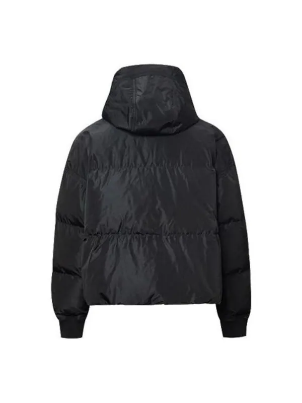 Куртка down oversized puffer jacket 'black' Converse — изображение 2 из 2, черный