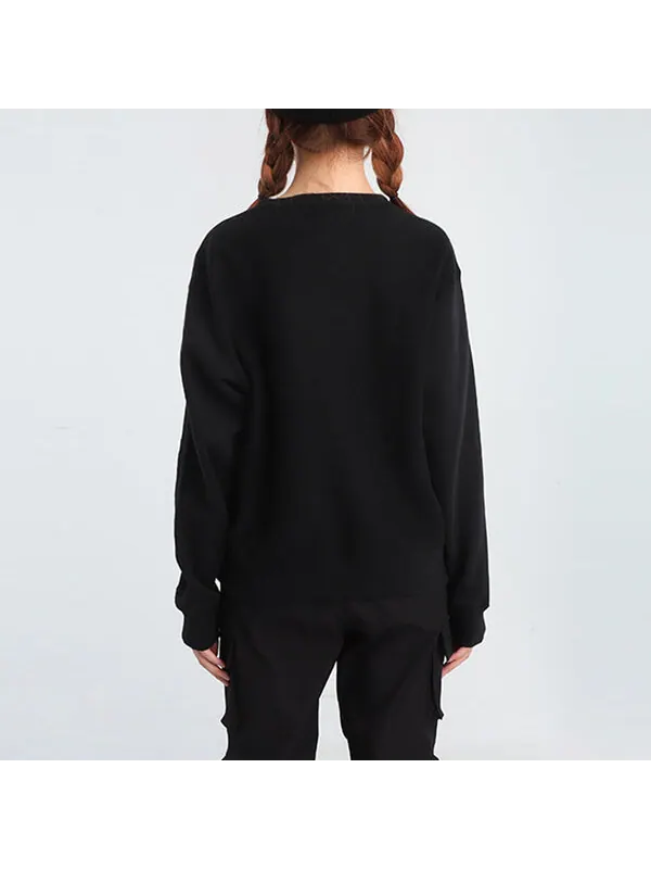 Свитер all star sweater 'black' Converse — изображение 4 из 4, черный