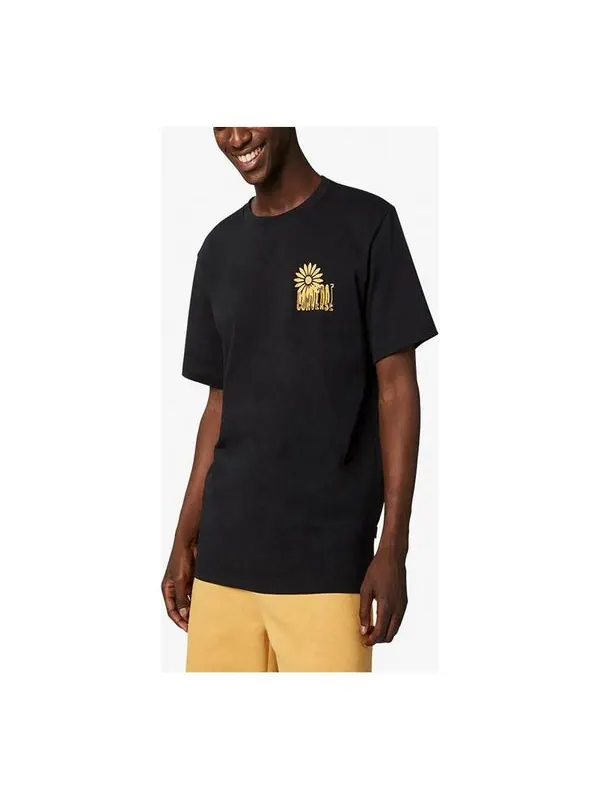Футболка applique short-sleeve tee men black Converse — изображение 1 из 2, черный