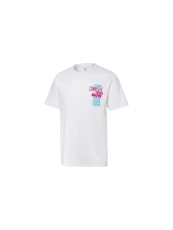 Футболка youth now t-shirt 'white' Converse — изображение 3 из 3, белый