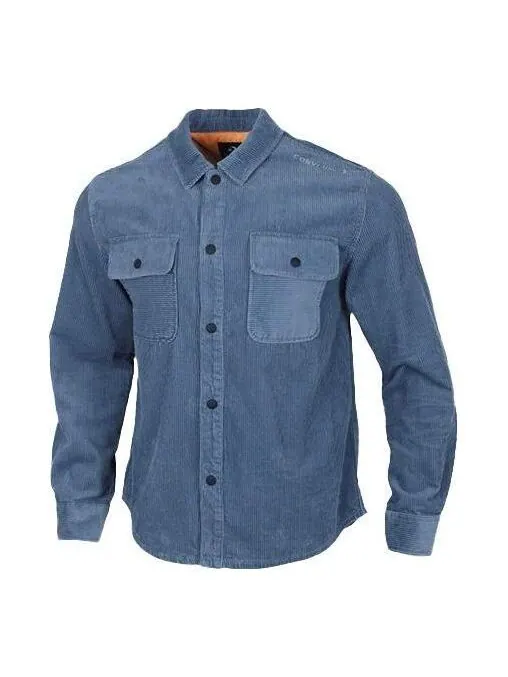 Куртка overhead shirt jacket 'lakeside blue' Converse