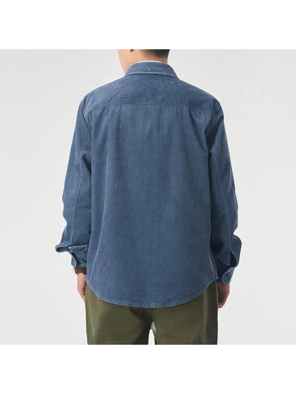 Куртка overhead shirt jacket 'lakeside blue' Converse — изображение 4 из 4, синий