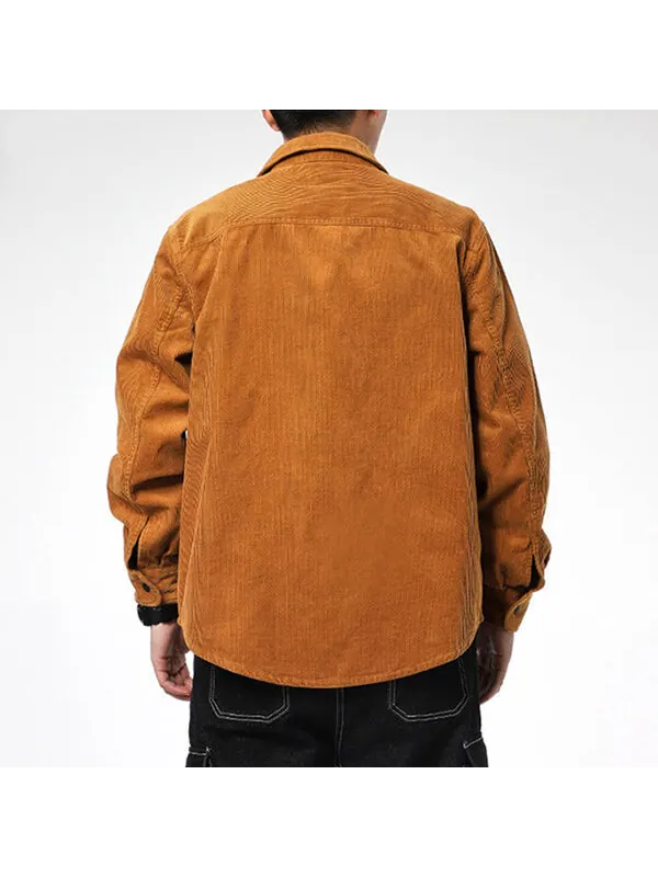 Куртка overhead shirt jacket 'brown' Converse — изображение 4 из 4, коричневый