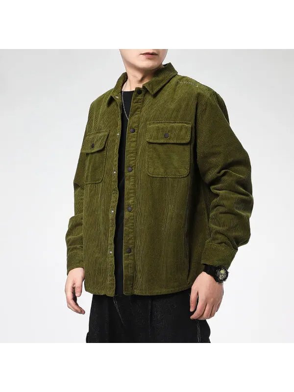 Куртка overhead shirt jacket 'olive green' Converse — изображение 3 из 4, оливковый зеленый
